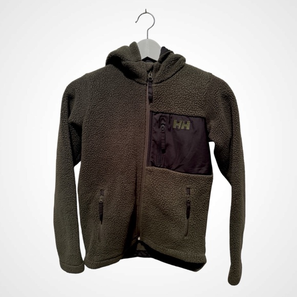 Helly Hansen Olive Green Fleece Jacket